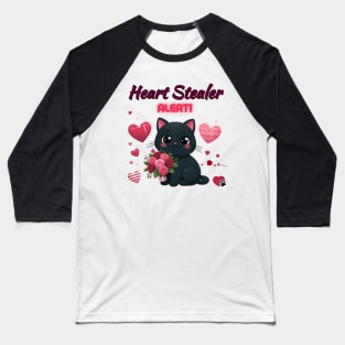 Heart Stealer Alert!- Exclusive Valentine's Design Baseball T-Shirt